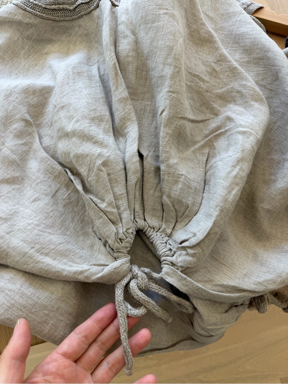 Beata Chrzanowska Artisan Linen Dress – Rare Designer Piece – 100% Linen Size S - Picture 12 of 13